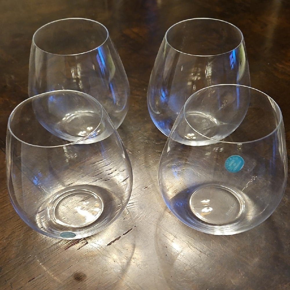 Authentic Tiffany & Co. Crystal Wine Tumblers Set